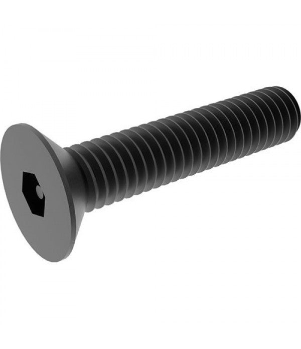 M5-0.80 x 25 mm Fully Threaded Flat Head Socket Cap Screw Bolts | 100 Qty | (BCP1222)