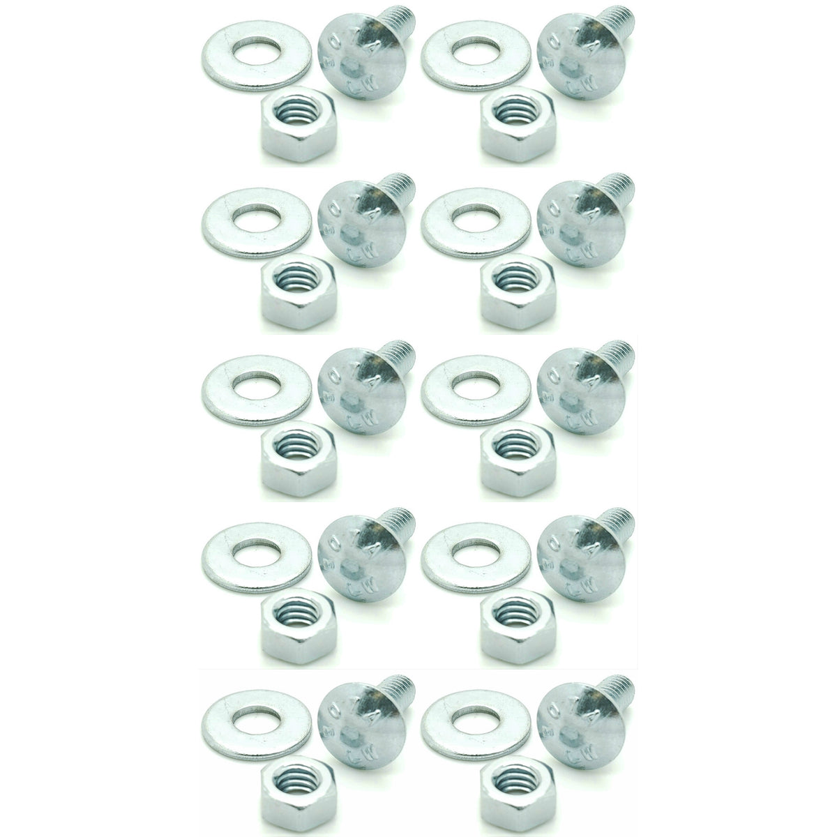 1/4-20 x 3/4" Carriage Bolts