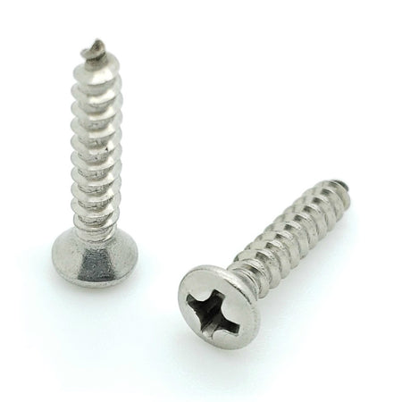 #6 x 3/4" Stainless Steel Oval Head Screws
