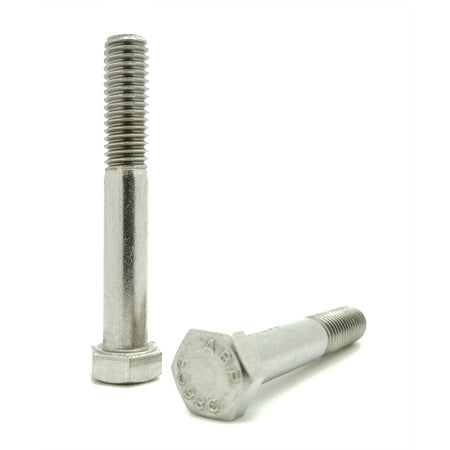 3/8-16 x 2-1/2" 304 Stainless Steel Hex Head Cap Screw Bolts