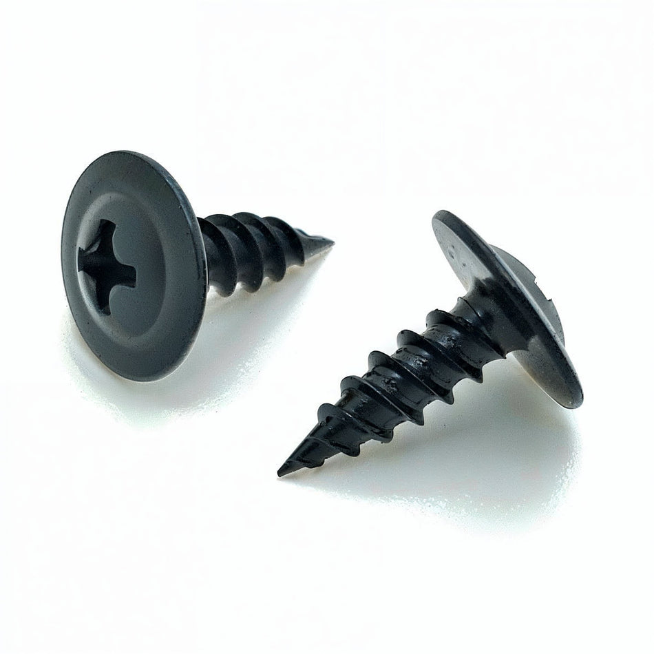 #8 x 1/2" Black Phillips Modified Truss Head Wood Screws, 500 Qty (BCP1107)