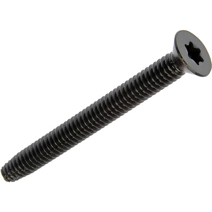 100 Qty 1/4-20 x 2" Flat Head Thread Cutting Floor Board Trailer Deck Screws | Black Phosphate | T30 Star Drive | Type F (BCP1251)