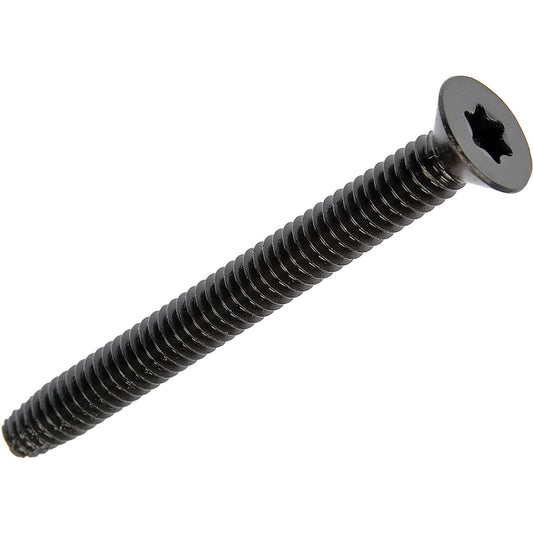 100 Qty 1/4-20 x 2" Flat Head Thread Cutting Floor Board Trailer Deck Screws | Black Phosphate | T30 Star Drive | Type F (BCP1251)