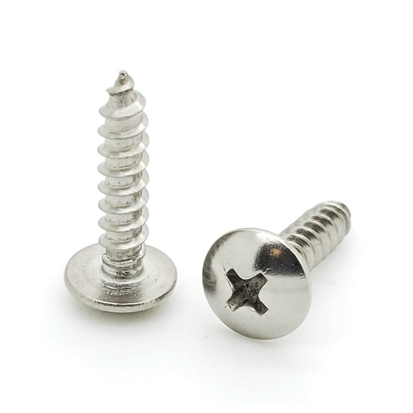 #8 x 3/4" Truss Head 304 Stainless Phillips Head Wood Screws, 100 Qty (BCP223)