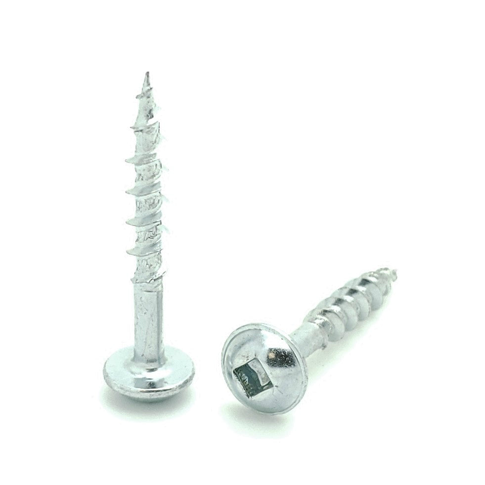 100 Qty #8 x 1-1/4" Coarse Pocket Hole Screws w/ Washer Head (BCP228)