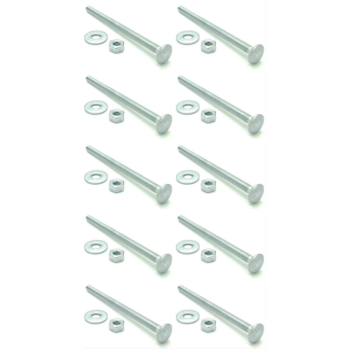 1/4-20 x 4" Carriage Bolts