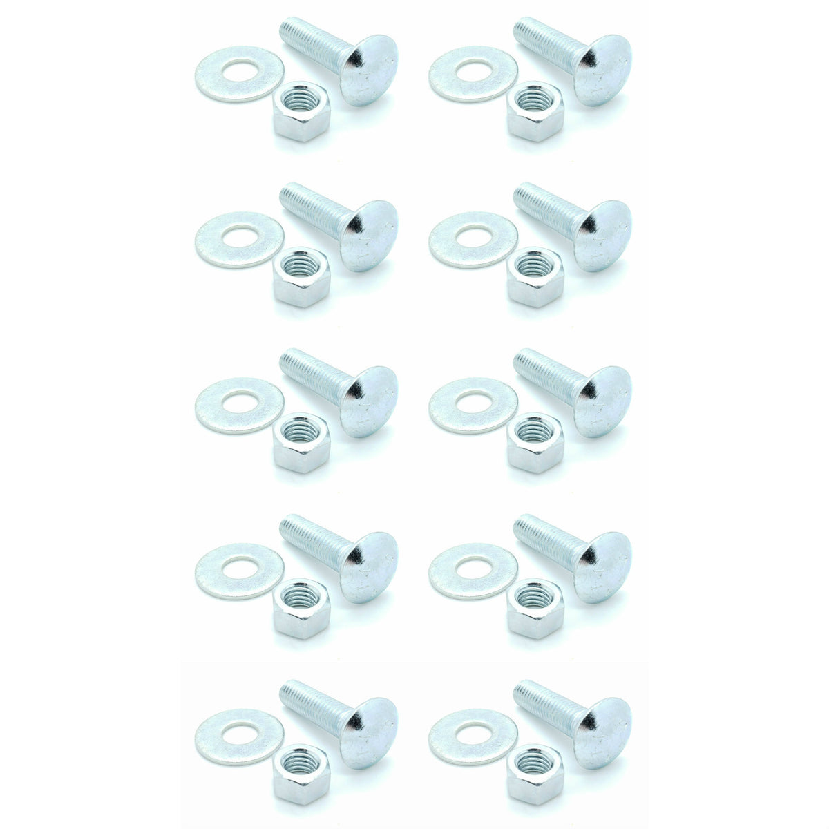 1/2-13 x 2" Carriage Bolts