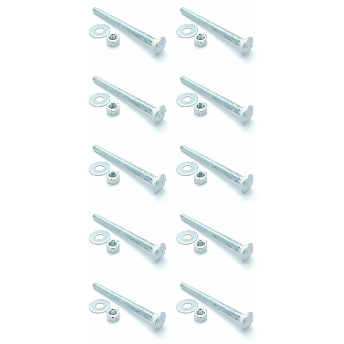 1/2-13 x 6" Carriage Bolts