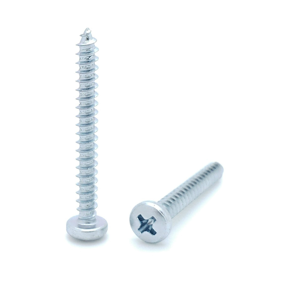 300 Qty #8 x 1-1/2" Zinc Phillips Pan Head Wood Screws (BCP383)