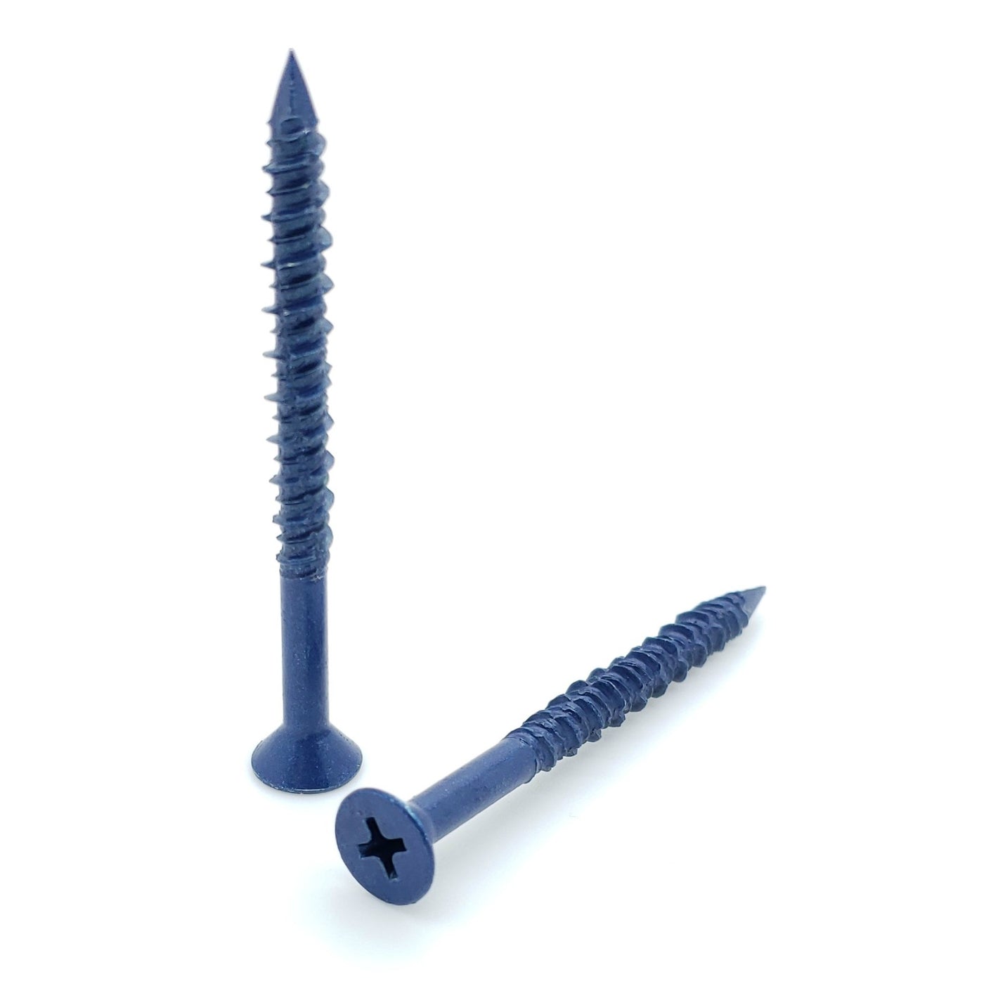 3/16" x 2-1/4" Flat Head Phillips Diamond Tip Concrete Screws