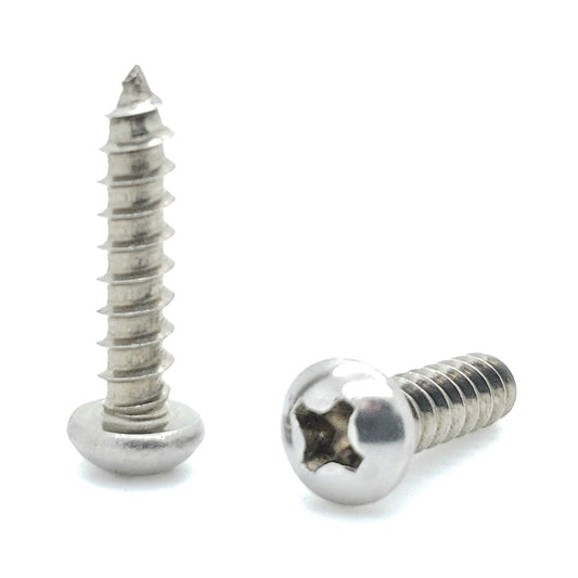 #8 x 3/4" Stainless Round Head Screws