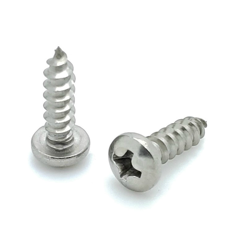 #6 x 1/2" Stainless Pan Head Screws