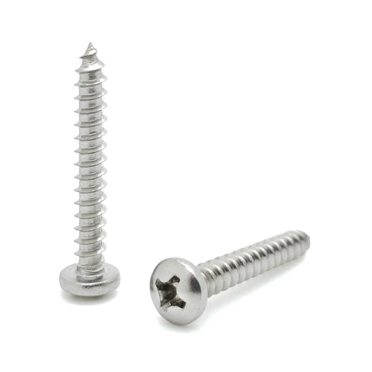 #6 x 1" Stainless Pan Head Screws