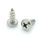 Fifty (50) #10 x 1/2" 304 Stainless Steel Phillips Pan Head Wood Screws (BCP612)