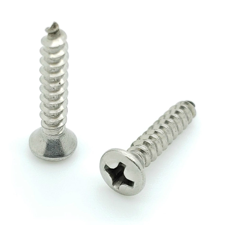 #6 x 3/4" Stainless Steel Oval Head Screws
