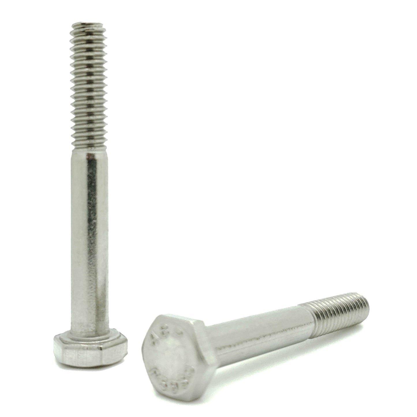 1/4-20 x 2" 304 Stainless Steel Hex Head Cap Screw Bolts