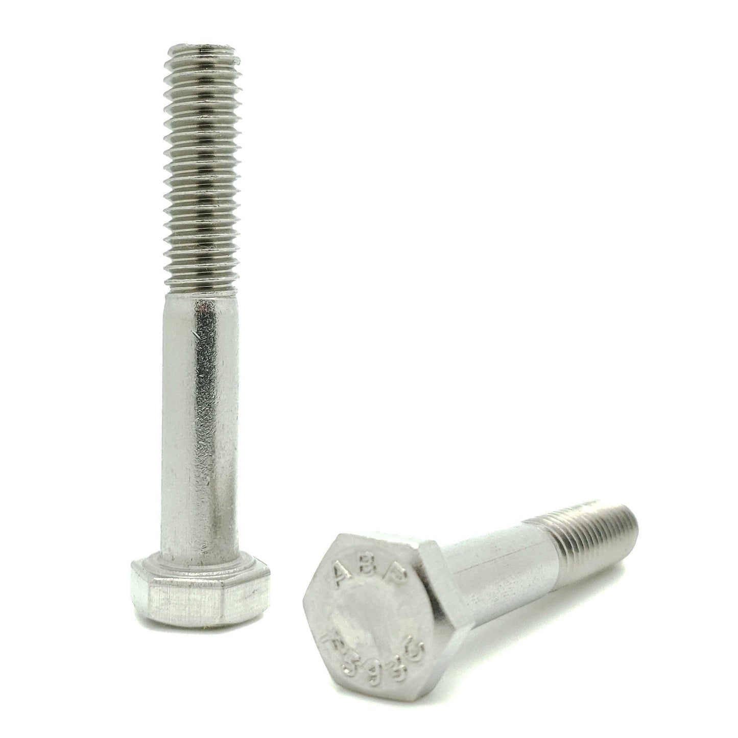 5/16-18 x 2" 304 Stainless Steel Hex Head Cap Screw Bolts