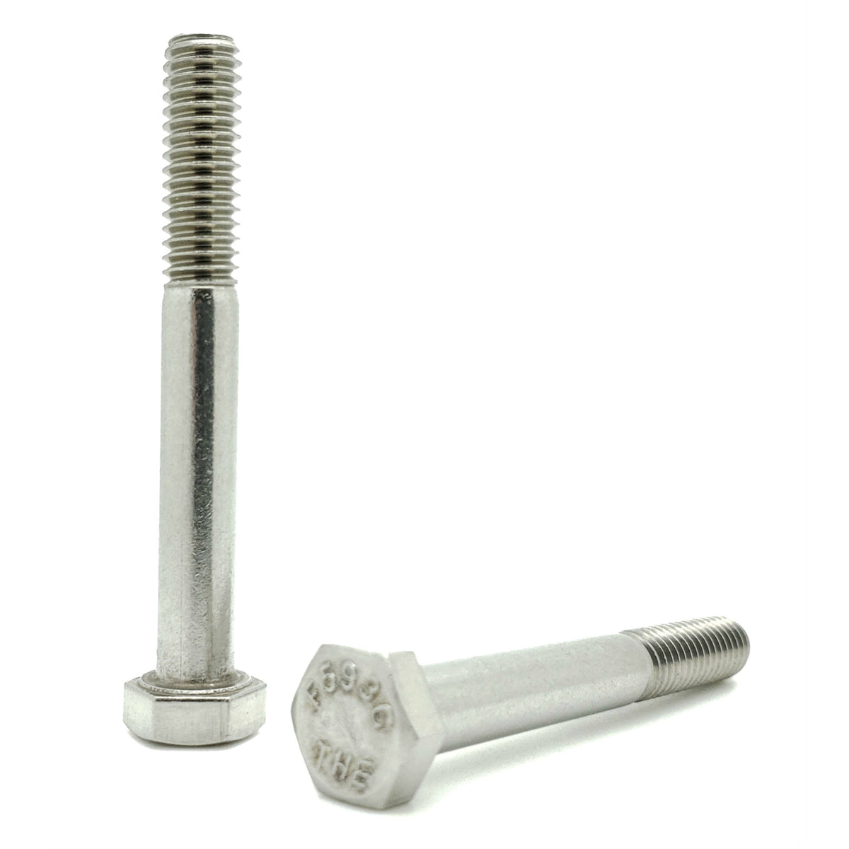 5/16-18 x 2-1/2" 304 Stainless Steel Hex Head Cap Screw Bolts