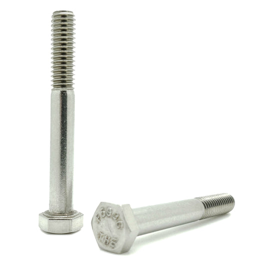 5/16-18 x 2-1/2" 304 Stainless Steel Hex Head Cap Screw Bolts