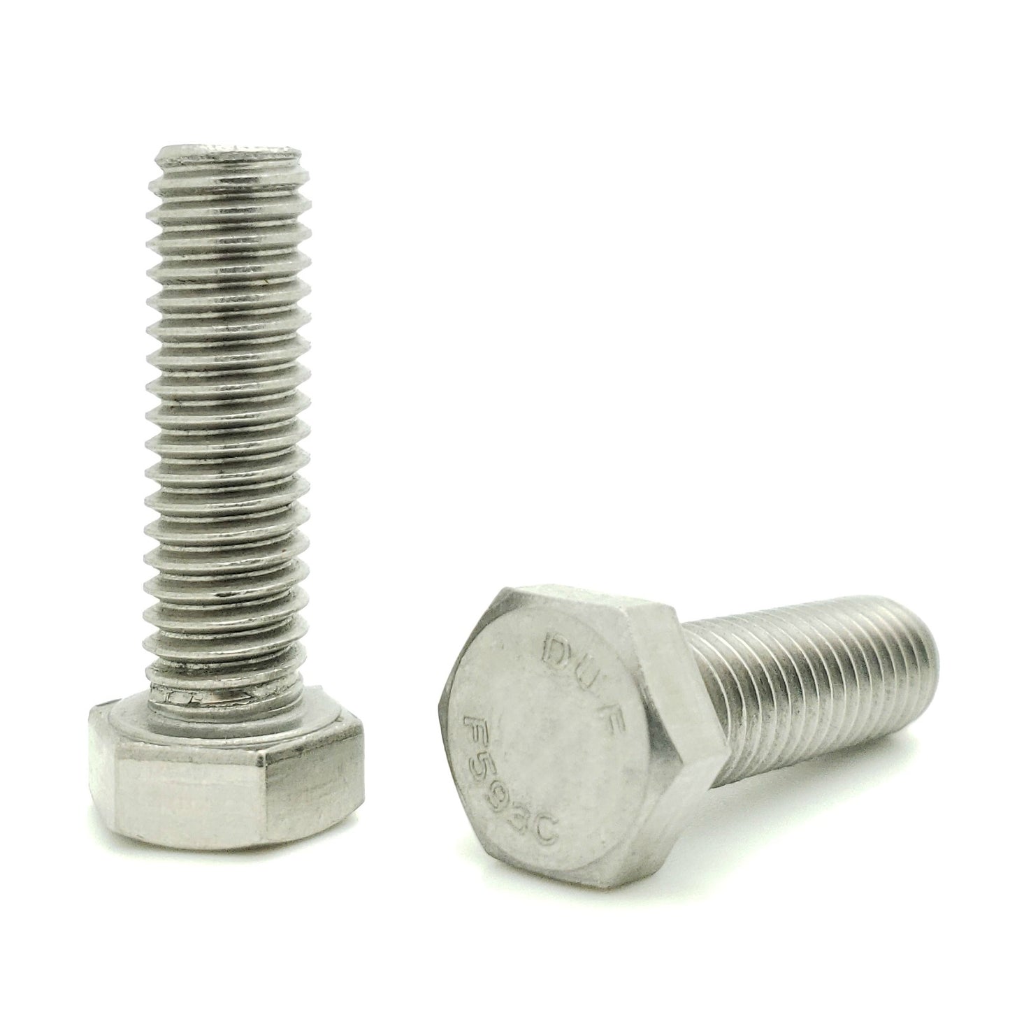 3/8-16 x 1-1/4" 304 Stainless Steel Hex Head Cap Screw Bolts