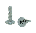 300 Qty #10 x 3/4" Zinc Wafer Modified Truss Head TEK Self Drilling Sheet Metal Screws (BCP137)