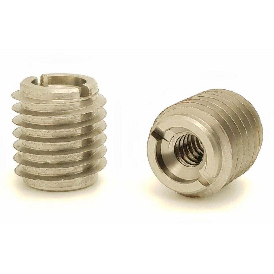 1/4"-20 Stainless Steel Knife Threaded Inserts For Wood | .500" Length, 8 Qty (BCP903)