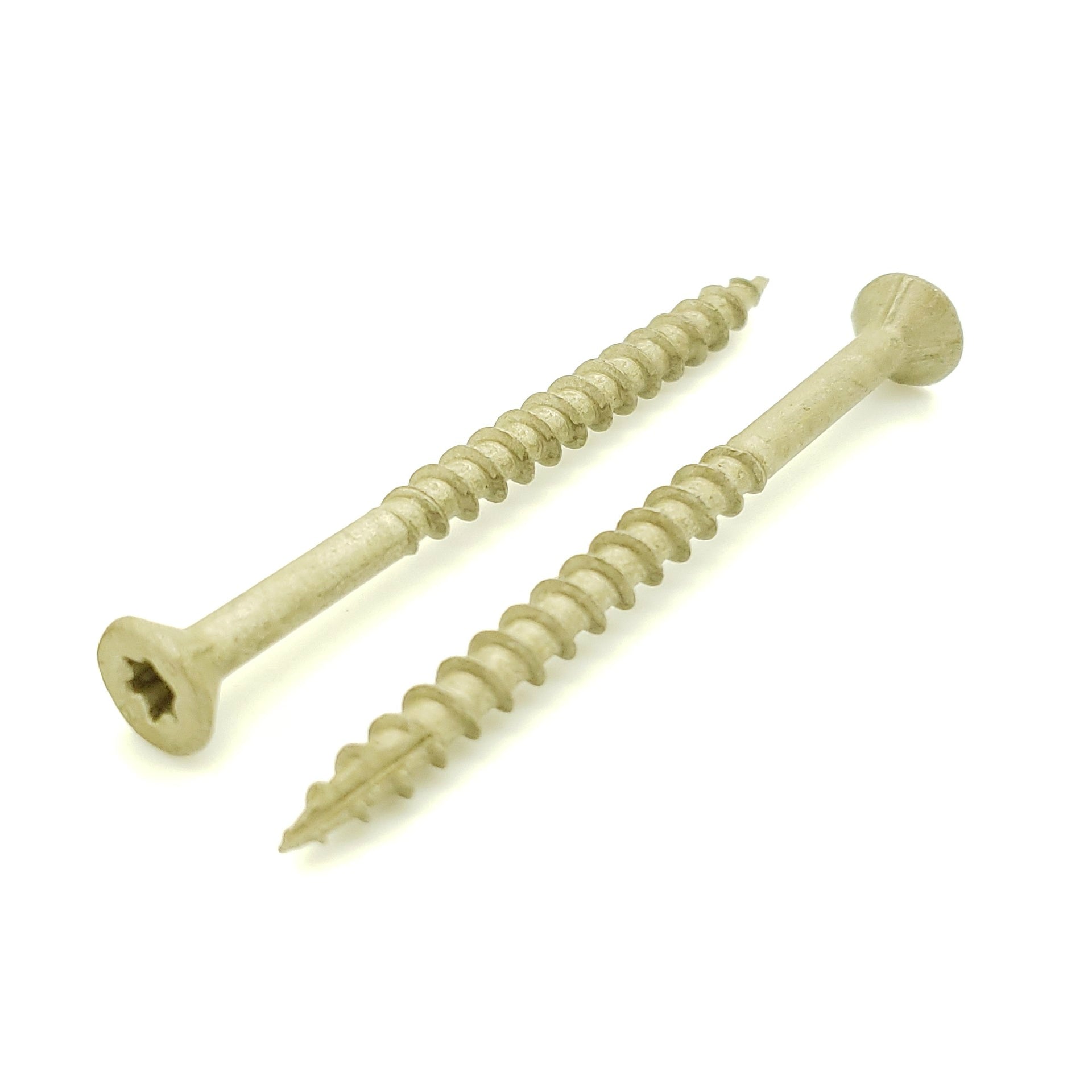 #9 x 2-1/2" Inch Tan Deck Screws