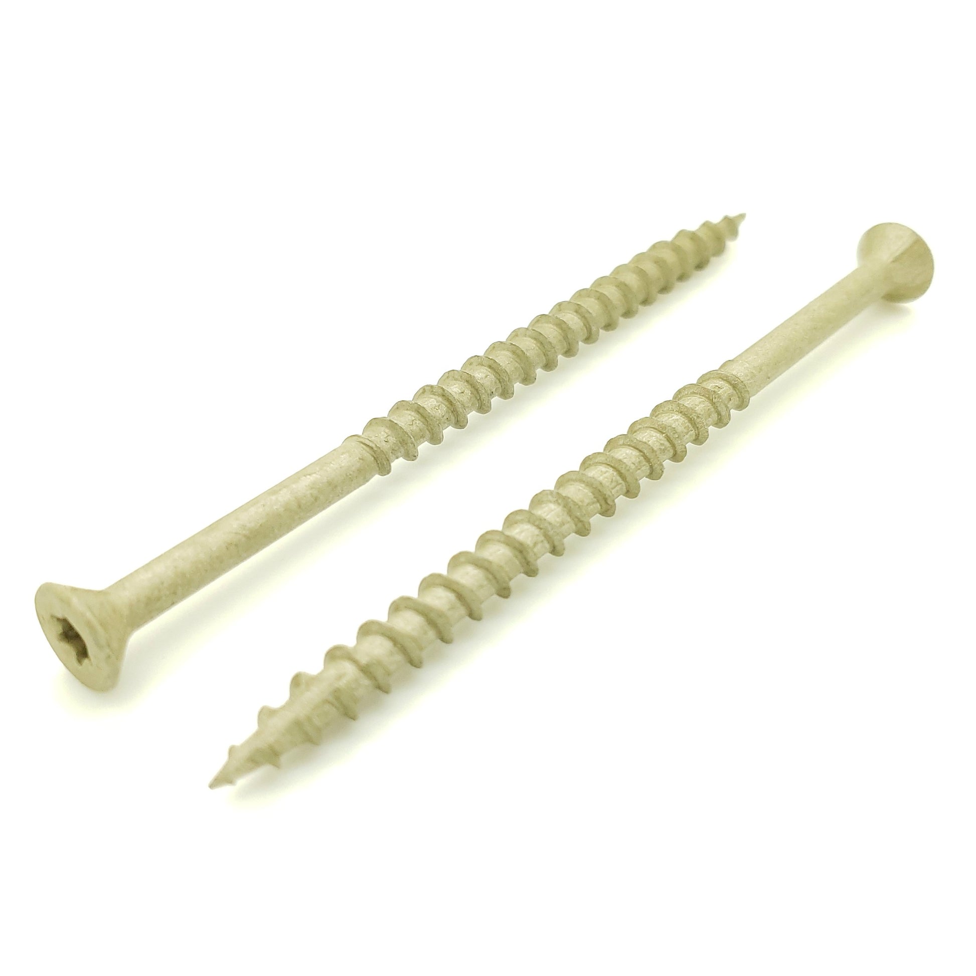 #10 x 3-1/2" Inch Tan Deck Screws