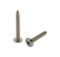 300 Qty #8 x 1-1/4" Truss Head 304 Stainless Phillips Head Wood Screws (BCP157)