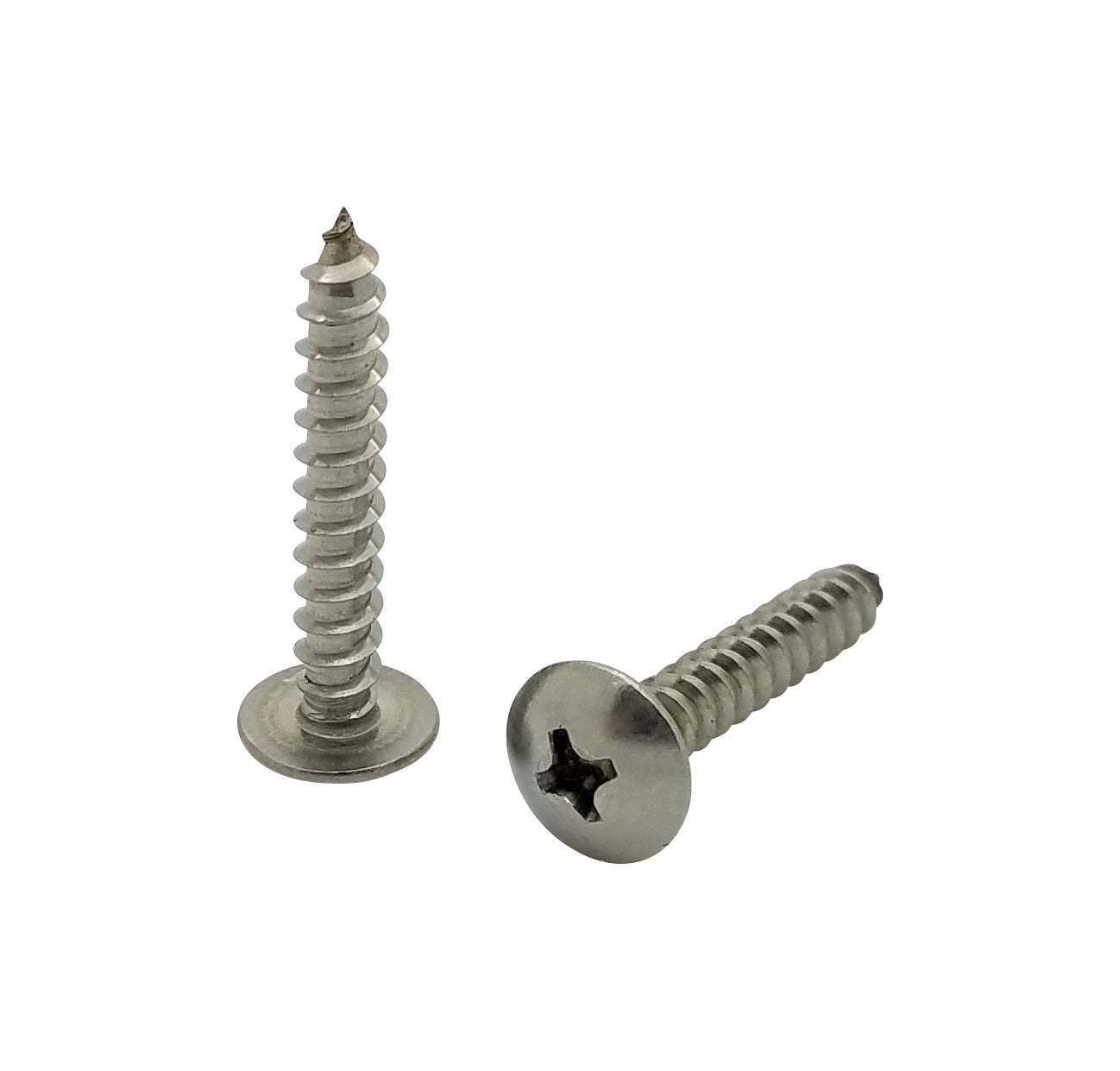 300 Qty #8 x 1" Truss Head 304 Stainless Phillips Head Wood Screws (BCP158)