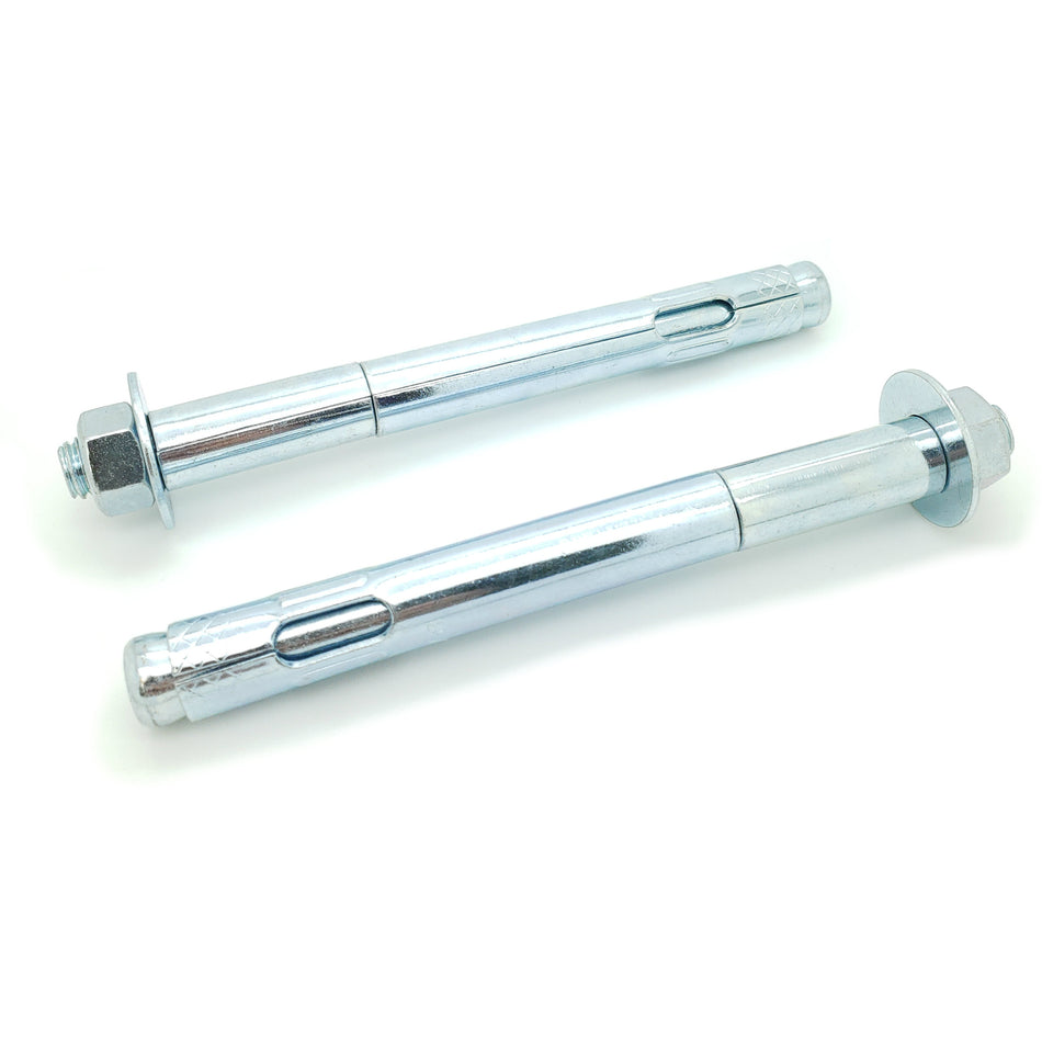 5/8" x 6" Zinc Plated Hex Nut Sleeve Anchor Bolts, 4 Qty (BCP995)