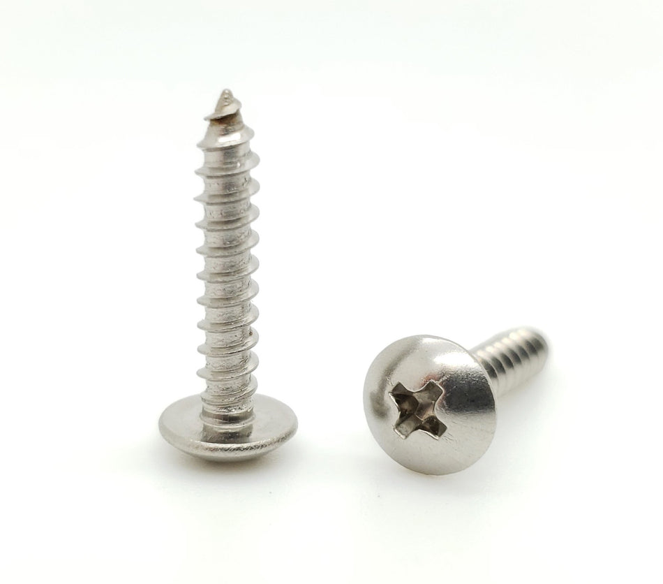 #6 x 3/4" Truss Head 304 Stainless Phillips Head Wood Screws, 300 Qty (BCP161)