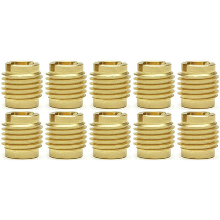 1/4"-20 Brass Threaded Inserts 
