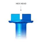 Tapcon 1/4" x 1-3/4" Hex Head Concrete Anchor Screws 3155407 | 100 Pack | Drill Bit Included