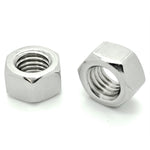 50 Qty 1/4-20 SAE 304 Stainless Steel Coarse Thread Finished Hex Nuts (BCP580)