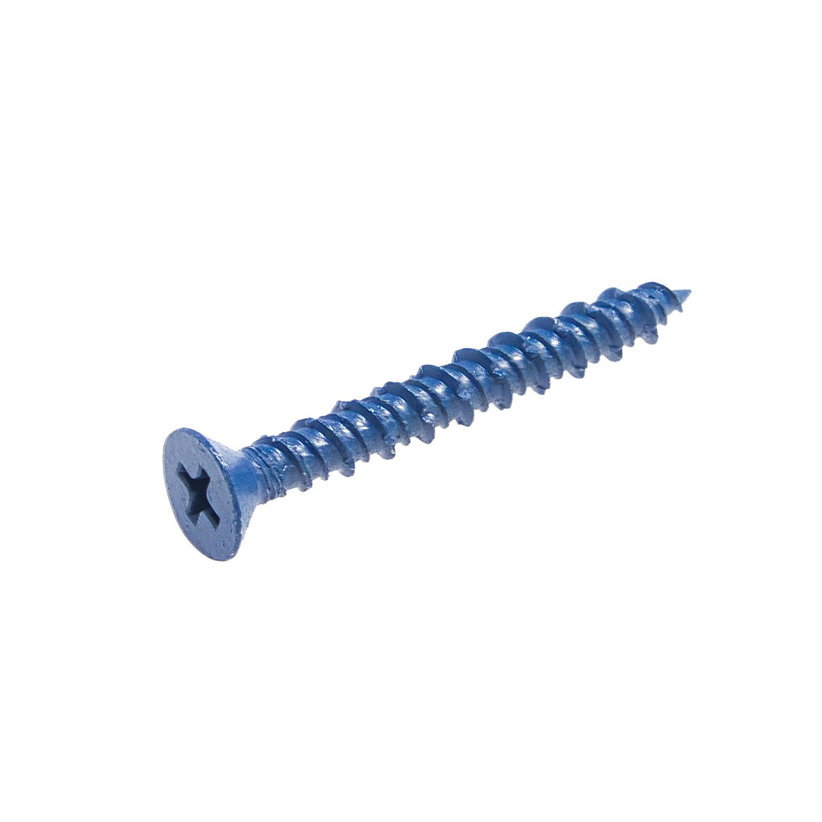 100 Qty 3/16" x 1-3/4" Flat Head Phillips Diamond Tip Concrete Screws To Anchor Masonry, Block & Brick (BCP481)