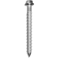 Tapcon 1/4" x 1-3/4" Stainless Steel Hex Head Concrete Anchor Screws 3368907 | 100 Pack | Drill Bit Included
