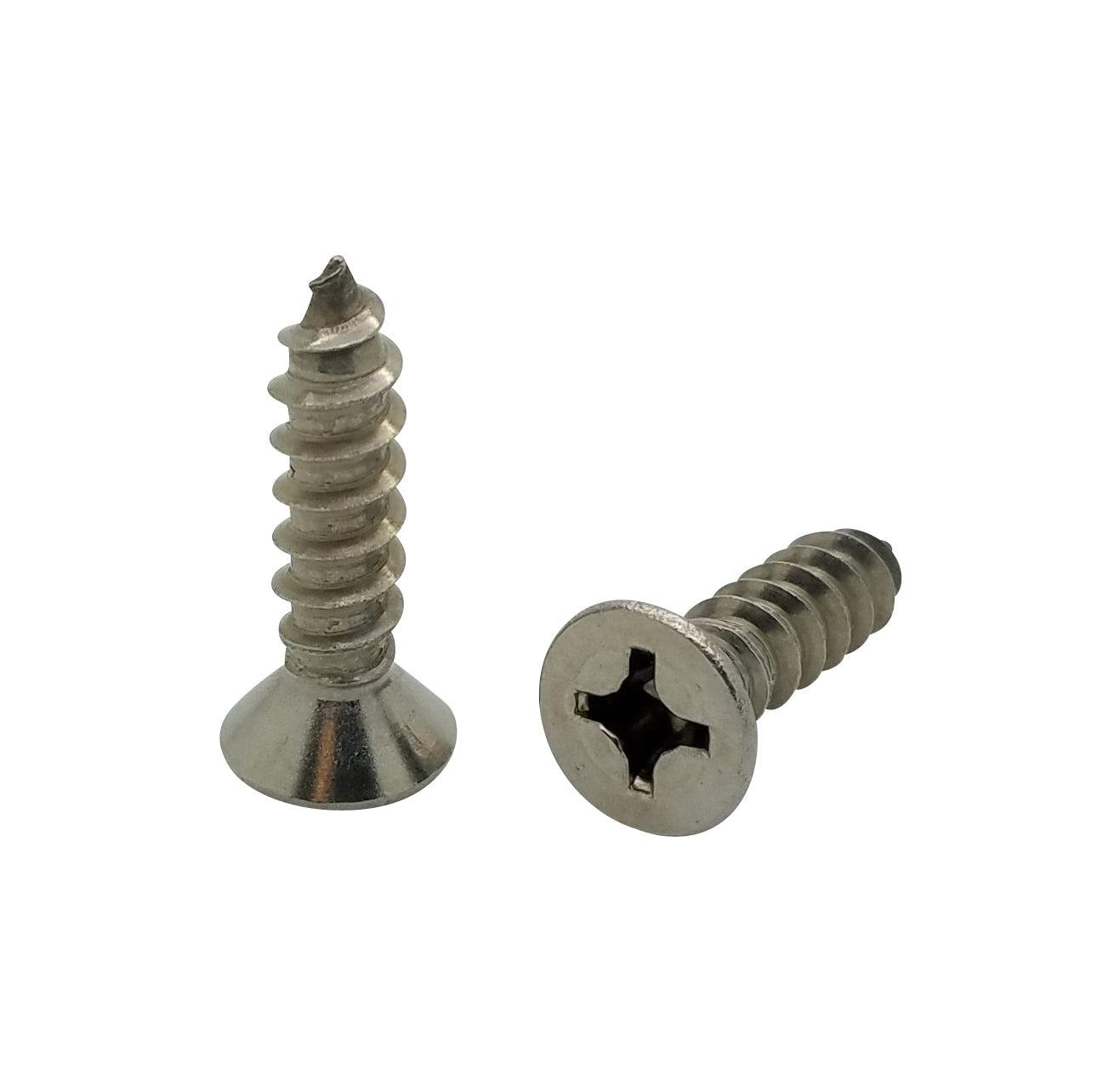 thumbnail image 2 of 200 Qty 8 X 3/4 Flat Head Phillips Wood Screws - 304 Stainless Steel BCP Fasteners 2 of 3